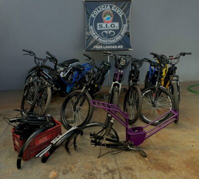 Imagem da notícia Grupo de 8 adolescentes são apreendidos por série de roubos de bicicletas elétricas, em Três Lagoas